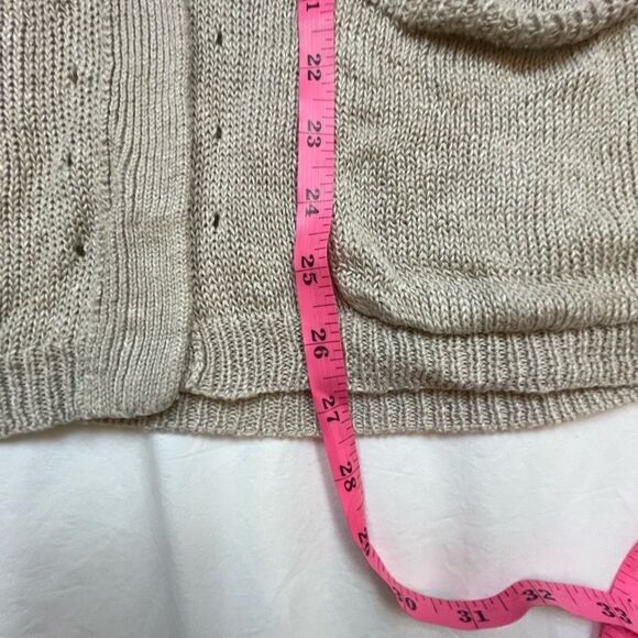 J. Jill Love Linen Knit Cardigan in Beige, size XS - VGUC - Picture 14 of 14